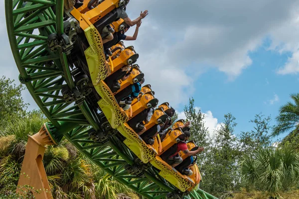 Tampa Bay Florida Agosto 2019 Gente Divierte Increíble Cheetah Hunt — Foto de Stock