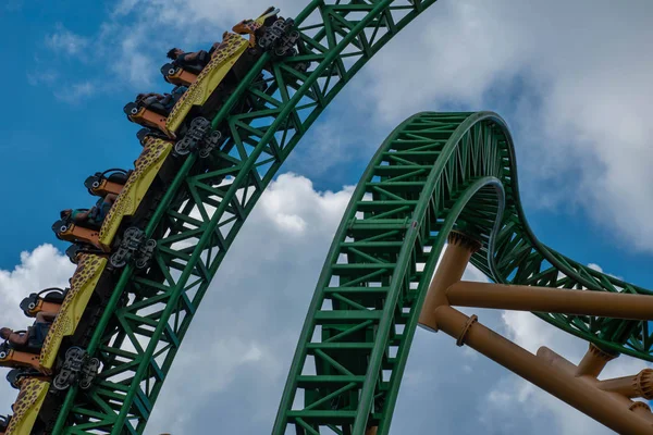 Tampa Bay Florida Agosto 2019 Gente Divirtiéndose Terriblemente Cheetah Hunt —  Fotos de Stock