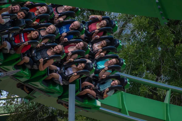 Orlando Florida Augusztus 2019 Emberek Birtoklás Móka Félelmetes Hihetetlen Hulk — Stock Fotó