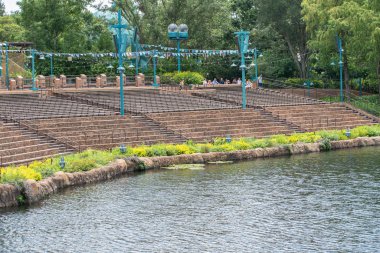 Orlando, Florida. 14 Ağustos 2019. Hayvanlar Aleminde Amfitiyatro'nun kısmi görünümü (280)