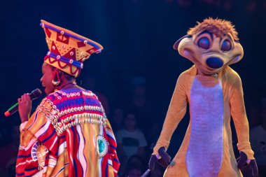 Orlando, Florida. 14 Ağustos 2019. Hayvanlar Alemi'nde Aslan Kral Festivali (21)