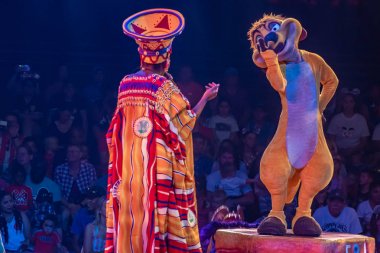 Orlando, Florida. 14 Ağustos 2019. Hayvanlar Alemi'nde Aslan Kral Festivali (19)