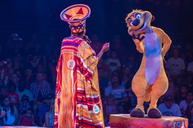 Orlando, Florida. 14 Ağustos 2019. Hayvanlar Alemi'nde Aslan Kral Festivali (20)