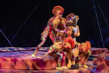 Orlando, Florida. 14 Ağustos 2019. Hayvanlar Alemi'nde Aslan Kral Festivali (29).