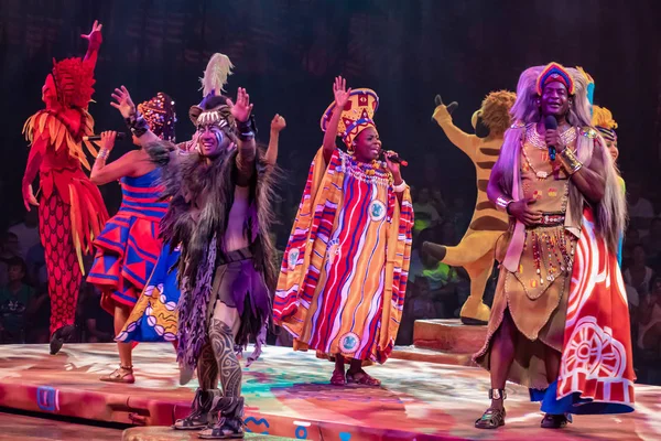 Orlando, Florida. 14 Ağustos 2019. Hayvanlar Alemi'nde Aslan Kral Festivali (22).