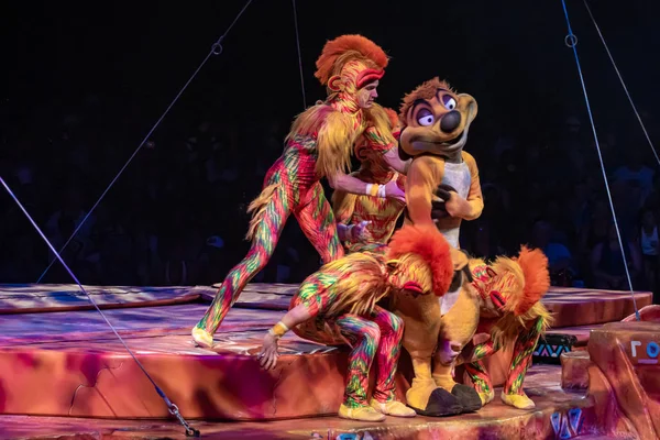 Orlando, Florida. 14 Ağustos 2019. Hayvanlar Alemi'nde Aslan Kral Festivali (29).