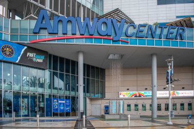 Orlando, Florida. 17 Ağustos 2019. Şehir merkezinde anway Merkezi ana girişi (2).