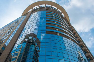 Orlando, Florida. 17 Ağustos 2019. Şehir merkezindeki Chase binasının en iyi görünümü (65).