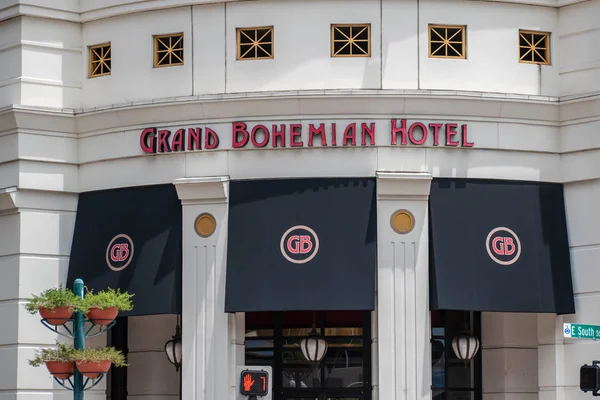 Orlando Florydzie Sierpnia 2019 Widok Góry Grand Bohemian Hotel Główne — Zdjęcie stockowe