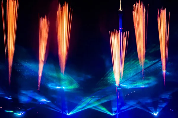 Orlando Florida Augustus 2019 Top Uitzicht Spectaculaire Vuurwerk Electric Ocean — Stockfoto