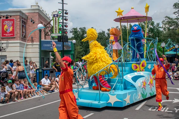 Orlando Florida August 2019 Großer Vogel Zoe Kekse Monter Und — Stockfoto