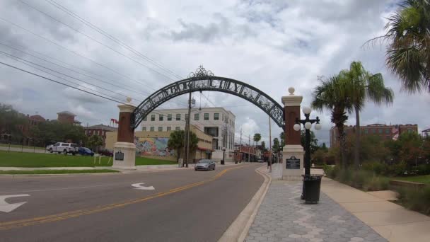 Port Orange Florida Setembro 2019 Vista Panorâmica Entrada Ponce Leon — Vídeo de Stock