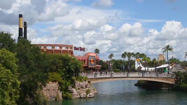 Oranžový Přístav Florida 2019 Panoramatický Pohled Ponce Leon Vstup Světle — Stock video