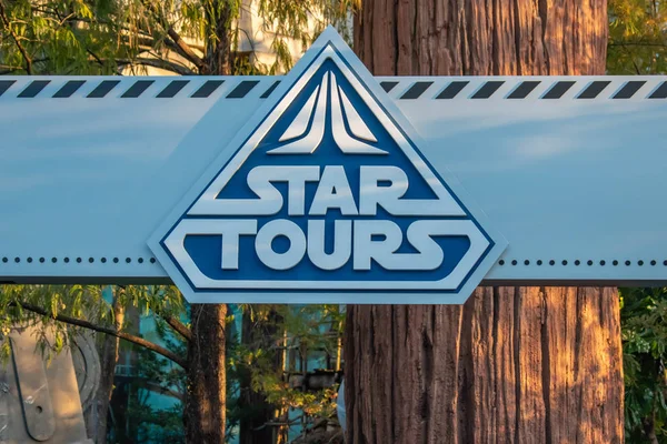Orlando Florida Settembre 2019 Star Tours Segno Hollywood Studios — Foto Stock