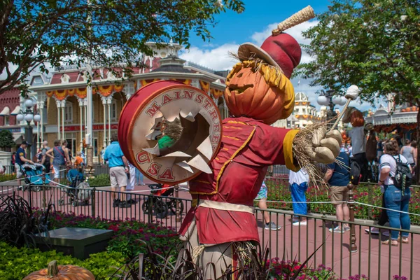 Orlando Florida September 2019 Halloween Dekoration Bei Magic Kigndom — Stockfoto