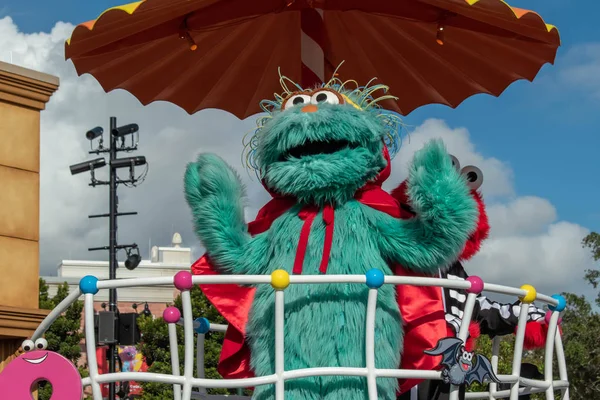 Orlando Florida Oktober 2019 Rosita Sesamstraat Parade Bij Seaworld — Stockfoto