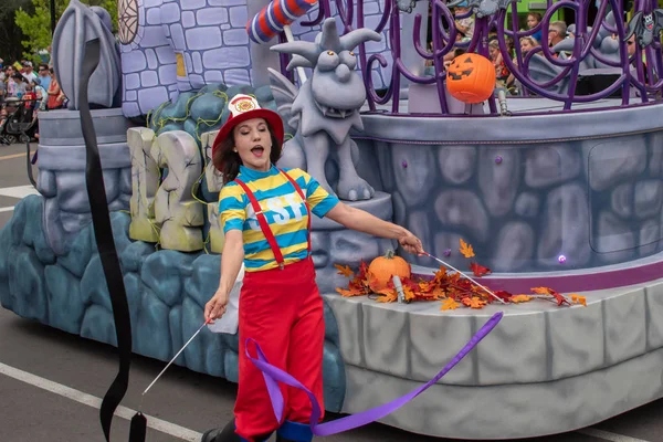 Orlando Florida September 2019 Elmo Halloween Sesame Street Parade Seaworld — Stockfoto