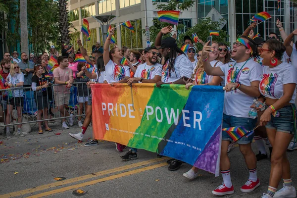 Orlando Florida Ottobre 2019 Comunità Variopinta Potere Dell Orgoglio Uscita — Foto Stock