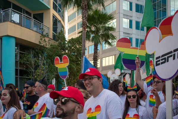 Orlando Florida Oktober 2019 Disney Gay Community Kommen Mit Stolz — Stockfoto