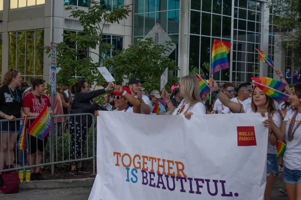 Orlando Florida Ottobre 2019 Insieme Bello Segno Come Out Pride — Foto Stock