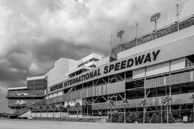 Datytona, Florida. July 19, 2019.Daytona International Speedway is known as the World Center of Racing clipart