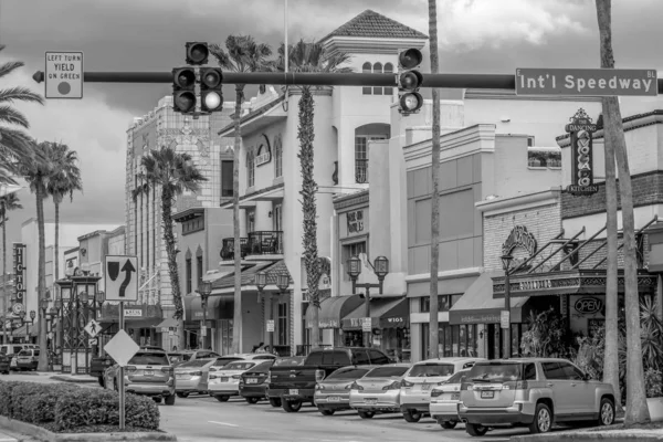 Daytona Beach Florida July 2019 Riverfront Shops Historic Beach Street — Stock Photo, Image