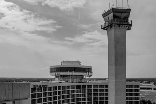 Tampa Bay Florida July 2019 Tampa International Marriott Air Traffic — Stock Photo, Image