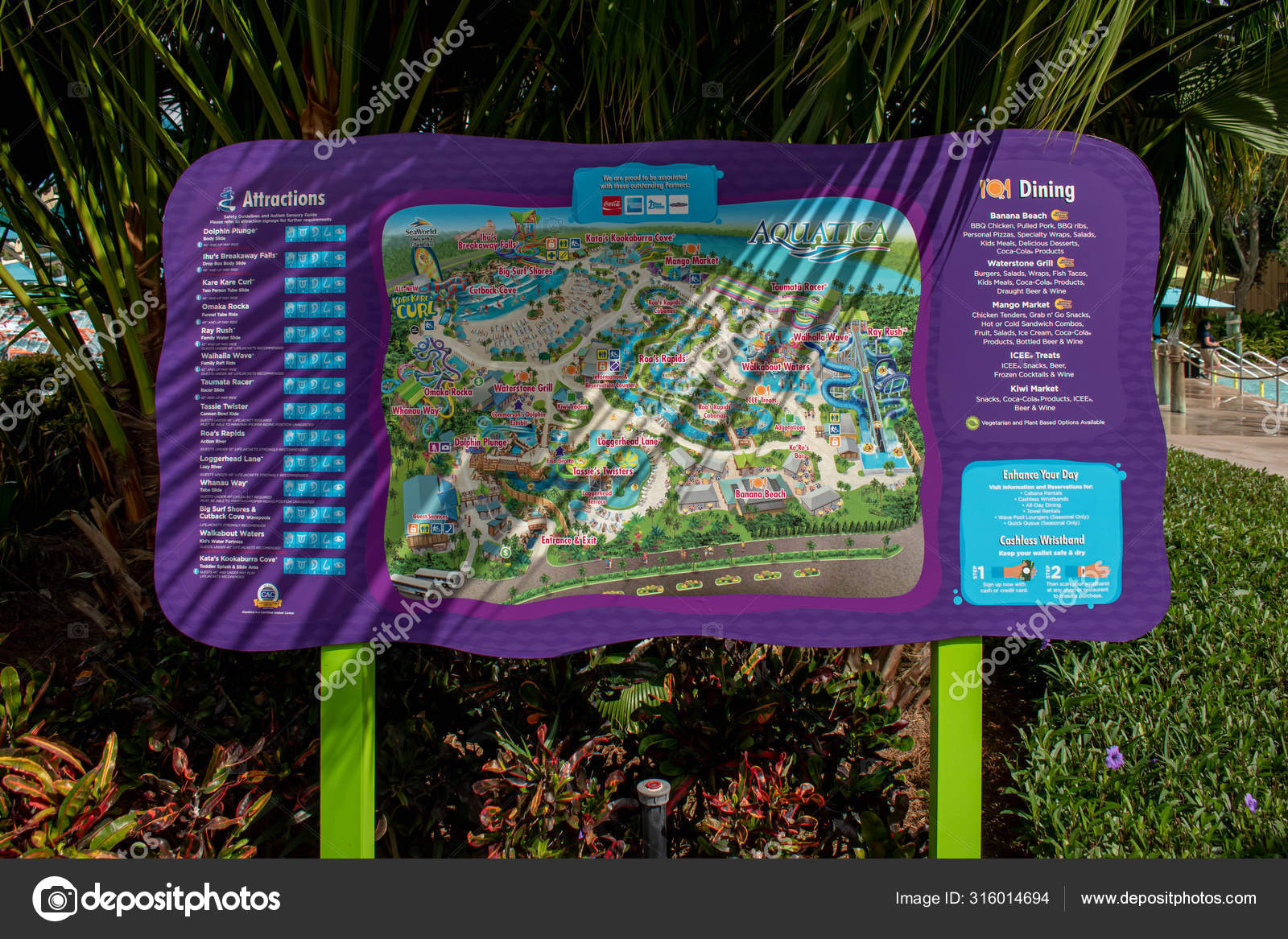 Orlando Florida Outubro 19 Mapa Parque Aquatica Fotografia De Stock Editorial C Viaval Orlando Florida Outubro 19 Mapa Parque Aquatica Fotografia De Stock Editorial C Viaval