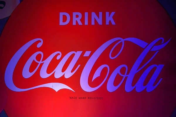 Orlando Florida Diciembre 2018 Cartel Vintage Coca Cola Seaworld — Foto de Stock