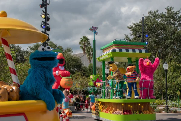 Orlando Floride Octobre 2019 Cookie Monster Hoopers Store Float Sesame — Photo