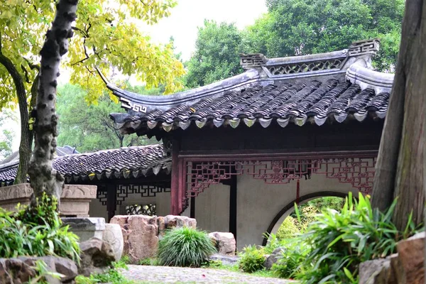 Oude stad en de tuinen van Suzhou, Zhejiang, China, Chinese water stad — Stockfoto