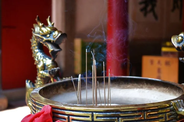 Buddhist incense burner in Taiwan, ancestor worship