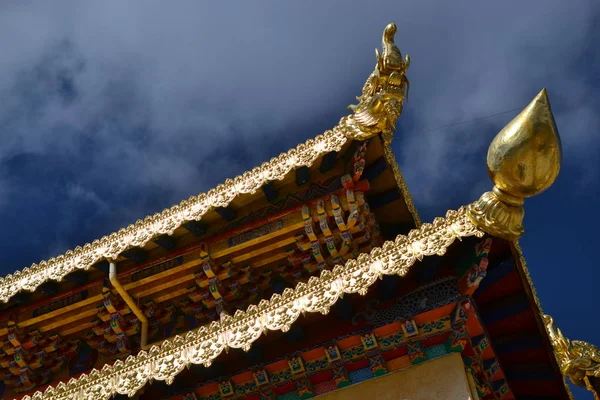 Songzanlin Tibetan Buddhist monastery, Shangri La, Xianggelila, Yunnan Province, China — Stock Photo, Image