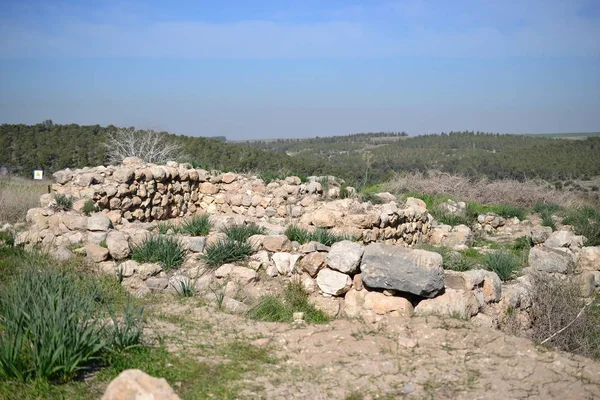 Tel Lachish, sitio arqueológico de la antigua ciudad de Lachish, Lakhish, arqueología bíblica, Israel —  Fotos de Stock