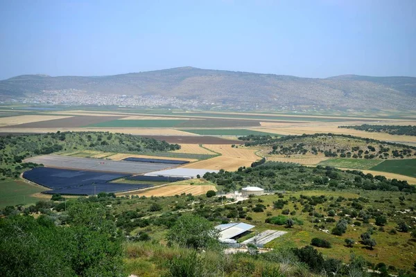 Sentiero di Gesù - escursioni nella campagna galileiana in primavera, da Nazaret al Mare di Galilea, Cafarnao, ISRAELE Fotografia Stock
