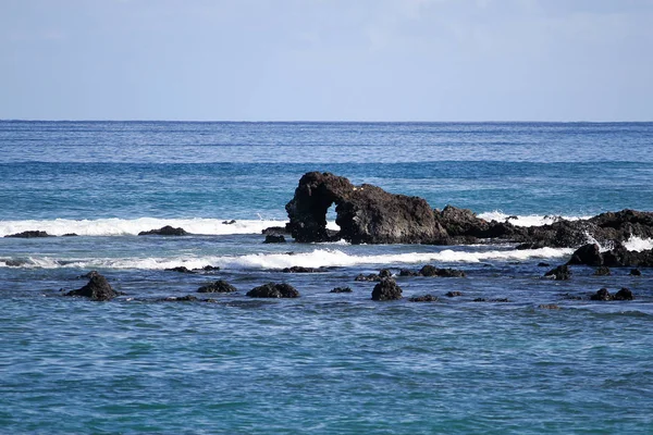 Grote Eiland Hawaï Kustlijn — Stockfoto