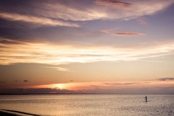 Pôr Sol Costeiro — Fotografia de Stock