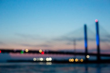 Indian River giriş köprü soyut