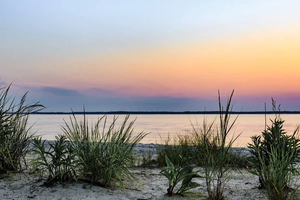 Színes Élénk Naplemente East Coast Öbölben — Stock Fotó