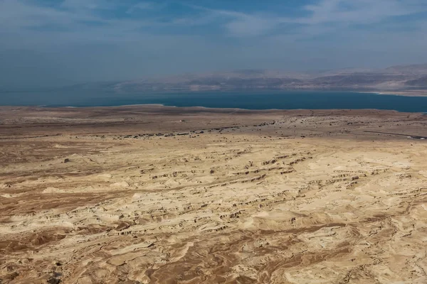 이스라엘의 사해에 산에서 — 스톡 사진