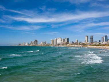 görünümü, Tel Aviv İsrail city Beach