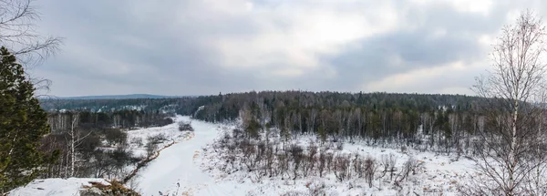 Panorama Nel Parco Naturale Olenyi Ruscelli Nella Regione Sverdlovsk Cucito — Foto Stock
