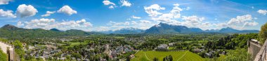 Panoramik Salzburg ve çevresi, Avusturya Panorama dikişli