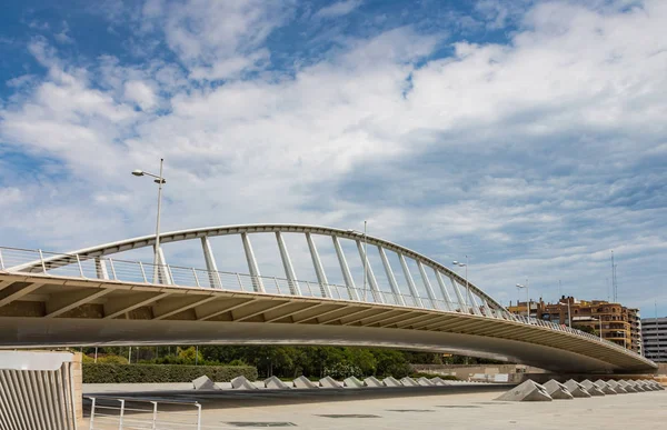 Alameda Exposicion Híd Turia Valencia Spanyolország — Stock Fotó
