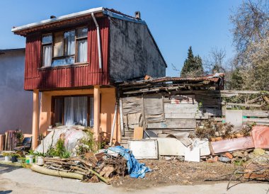 Fakir bir Türk köy sıradan bir evde