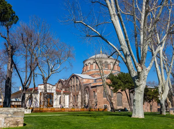 Здание Византийской Церкви Ирины Стамбуле Турция — стоковое фото