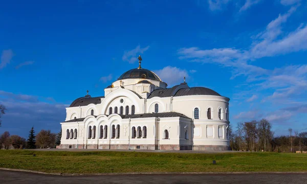 Catedral de San Nicolás Garrison en la fortaleza de Brest, Bielorrusia — Foto de Stock