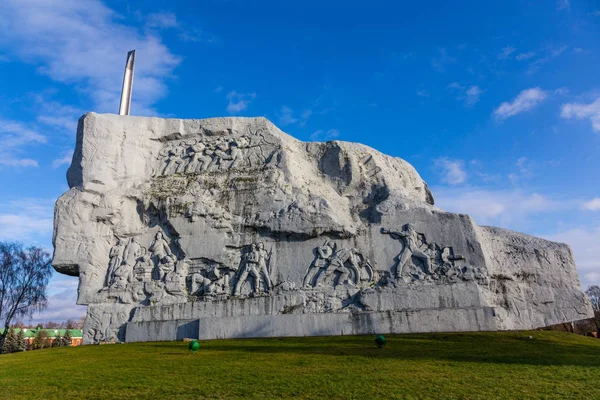 Monument "Courage" dans la forteresse de Brest, Biélorussie Images De Stock Libres De Droits