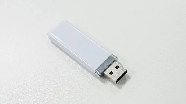 Usb Flash Drive White Background — Stock Photo, Image
