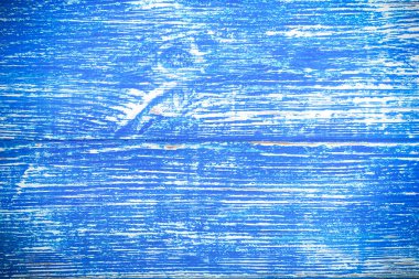 Demir çubuklar ve tasarım için ahşap arka plan mavi yaşlı